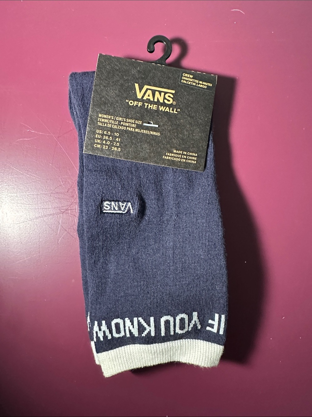 Vans IYKYK socks